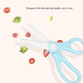 img 2 attached to Ceramic Scissors Lightweight Complementary Anti Slip