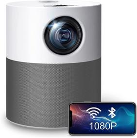 img 4 attached to 📽️ Upgraded Native 1080P Smart WiFi Mini Projector, 7000LUX Video Projector for Home Entertainment and Office Powerpoint Presentations, Portable Projector Compatible with Mac, iOS and Android Systems