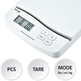 img 2 attached to 📦 SF-550 V2 Horizon Digital Shipping Scale - 55 LB with 0.1 OZ Precision, Counting Function