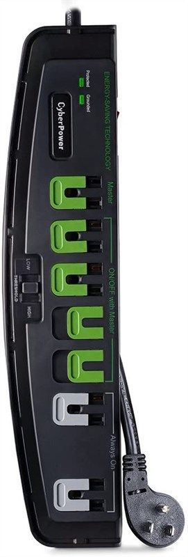 cyberpower p705g energy saving protector outlets 로고