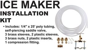 img 1 attached to 💦 Choice Hose And Tubing Ice Maker and Humidifier Installation Kit – Complete, Lead-Free Set to Connect Water Lines and Pipes for Refrigerator and Freezer