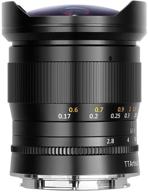 ttartisan 11mm f2.8 ultra wide fisheye lens for nikon z mount mirrorless cameras (z5, z50, z6, z7) - black logo