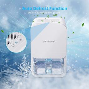 img 2 attached to 🌧️ Compact Mini Dehumidifiers with LED Light | Auto Shut Off | 800ml Capacity | Ideal for Bedroom, Wardrobe, Bathroom, Closet, Portable