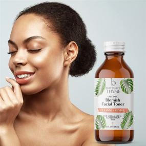 img 2 attached to 🌿 Brittanie's Thyme Organic Blemish Facial Toner - pH Balancing for All Skin Types - 2oz: Gentle & Effective Solution