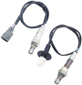 img 4 attached to 🚗 Гунианг Датчик кислорода 1 и 2 для Toyota Corolla 2003-2004 1.8L - Верхний и нижний поток, комплект из 2 штук