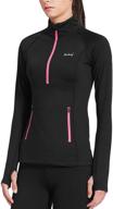 baleaf womens thermal thumbholes running sports & fitness logo