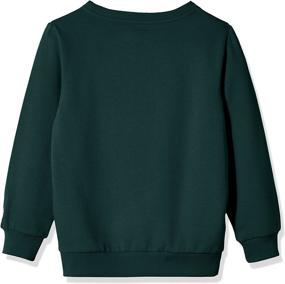 img 2 attached to 👕 Kid Nation Slouchy Soft Brushed Fleece Crewneck Sweatshirt - Stylish and Cozy Casual Wear for Boys and Girls (4-12 Years)