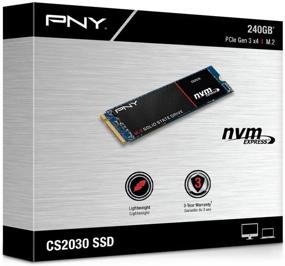 img 1 attached to 💨 PNY CS2030 240GB M.2 PCIe NVMe SSD: Повышение производительности с внутренним твердотельным накопителем высокой скорости.