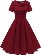 zapaka womens hepburn vintage dresses women's clothing for dresses logo