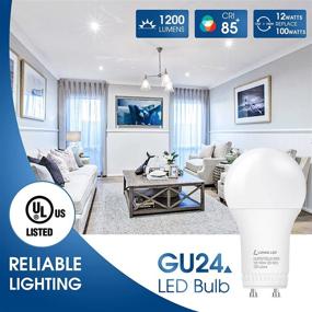 img 3 attached to LOHAS 1200Lumen LED Equivalent Non Dimmable: Bright and Energy-efficient Lighting Solution