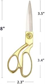 img 2 attached to 👗 SIRMEDAL Dressmaker Scissors - Professional Grade Stainless Steel