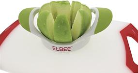 img 1 attached to 🍎 Elbee Apple Corer - Easy Grip Apple Slicer - Premium Stainless Steel Blade for 8 Perfect Slices