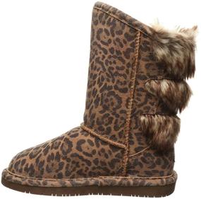 img 3 attached to 👢 Boys' Stylish and Cozy BEARPAW Boshie Youth Leopard Boots