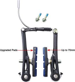 img 2 attached to 🚲 Corki Linear Mountain Bike V-Brake Set VBK02: Ultimate Front and Rear Brake Performance