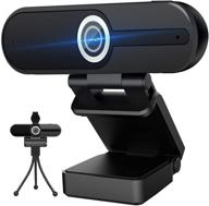 high definition 4k webcam with built-in microphone: perfect for video calling, conferences, and streaming – includes privacy cover and mini tripod – ultra hd 8mp usb webcam with 1080p resolution logo