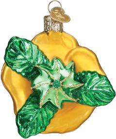 img 2 attached to 🌹 Old World Christmas Multi-Colored Yellow Rose Ornament: Vibrant Holiday Decoration