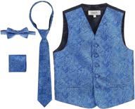 stylish gioberti boys' paisley collection: perfect formal attire for suits & sport coats logo