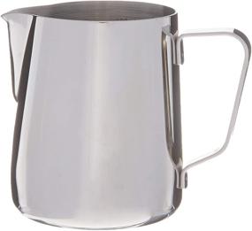 img 4 attached to ☕ Rhino Coffee Gear 12 oz Silver Milk Pitcher: Best Quality for Perfectly Frothed Milk