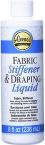 img 2 attached to 👕 Enhance Fabric Structure with Aleene's 15588 Fabric Stiffener & Draping Liquid - 8 Ounce