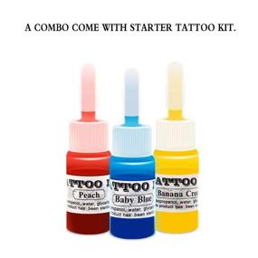 img 2 attached to 🖋️ 5pcs Tattoo Needles Tubes and 15ML Tattoo Ink Combo – Pre-sterilized Disposable Tattoo Needle Tube and Ink Set (Random Model Type) from Chiitek