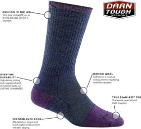 img 2 attached to Darn Tough Steely Cushion Socks Sports & Fitness