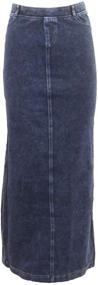 img 3 attached to 👗 Versatile Dark Denim Skirt: WJ 114 Women's Clothing Essential