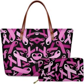img 4 attached to Hawaiian Style Flower Polynesian Handbags by FKELYI - Top Handbag for Women, with Wallet included