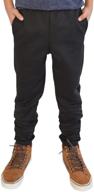 👖 versatile and stylish slim fit jogger play pant for boys and men - stretch is comfort logo