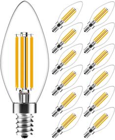 img 4 attached to SHINESTAR Dimmable Candelabra Chandelier: Industrial Electrical with Equivalent Brightness