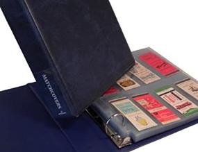 img 4 attached to 📚 Organize and Preserve Your Matchcover Collection with the Hobbymaster Matchcover Album in Trim Classic Style (Blue)