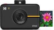 kodak step digital instant camera: 10mp, zink zero ink, classic viewfinder, selfie mode, auto timer, built-in flash - black logo