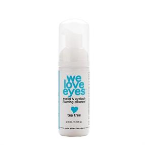 img 4 attached to 🌿 We Love Eyes: Tea Tree Eyelid Foaming Cleanser - Vegan, All-Natural, Cruelty-Free - Gentle on False Lashes