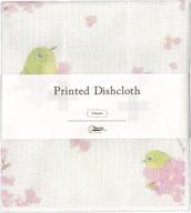 nawrap printed dishcloth japanese white eye logo