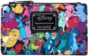 img 4 attached to 🐱 Disney Aristocats Jazzy Cats Faux Leather Flap Wallet by Loungefly