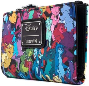 img 3 attached to 🐱 Disney Aristocats Jazzy Cats Faux Leather Flap Wallet by Loungefly