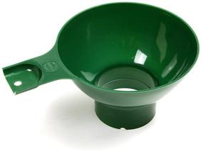 img 2 attached to 🌽 Norpro Wide Mouth Green Plastic Funnel (4.75in/12cm) for Effective Canning