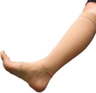 👴 ultimate leg skin protection: gerileg® elderly geri-sleeves for thin skin tear & bruise prevention - made in usa (medium/beige) logo