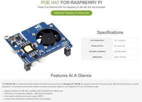 img 1 attached to Waveshare Power Over Ethernet HAT (Тип D) для Raspberry Pi 3B+/4B 802" would be translated into Russian as: "Waveshare Power Over Ethernet HAT (тип D) для Raspberry Pi 3B+/4B 802.