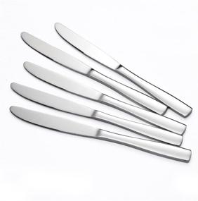 img 4 attached to 🍴 Premium Quality Eslite Stainless Steel Dinner Knives Set - 12-Piece for Perfect Dining Experience