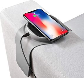 img 4 attached to 📱 WOTITI Sofa & Couch Wireless Charger - 10W Max Fast Charging Pad for iPhone, Airpods, Samsung, and QI-Certified Devices (New & Patented, Adapter Not Included)