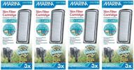 enhance aquarium filtration with marina slim filter carbon plus ceramic cartridge - 18-pack logo