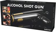 alcohol shot gun: the ultimate epic shot party accessory - load, aim, shoot, and drink with ease - holds up to 1.5 ounces - black logo