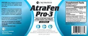 img 2 attached to 🔥 Nutratech Atrafen Pro-3: Powerful Stimulant-Free Weight Loss Pill for Fat Burn, Appetite Control, Digestive Health & Body Detox