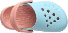 img 2 attached to 👟 Crocs Kids Electro Ice Blue/Melon 7 Toddler: Comfortable and Stylish Footwear for Toddler/Little Kid