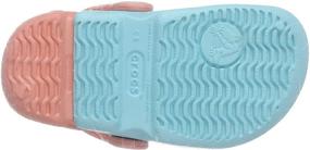 img 3 attached to 👟 Crocs Kids Electro Ice Blue/Melon 7 Toddler: Comfortable and Stylish Footwear for Toddler/Little Kid