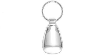 img 2 attached to 🔑 Metal Key Ring for Lincoln Black Tear Drop by Au-TOMOTIVE GOLD