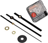 quartz diy wall clock movement repair kit – battery powered parts replacement, clock mechanism with 2/5 inch maximum dial thickness and 4/5 inch total shaft length логотип