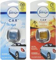 🌺 4 pack febreze car vent clip air freshener - hawaiian aloha fragrance logo