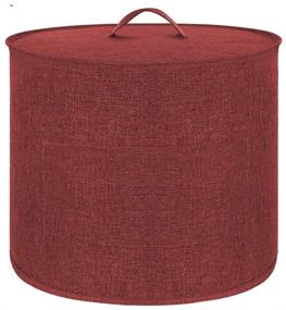 img 4 attached to 🚰 Waterproof Dust Cover for 8 Quart Instant Pot, Electric Pressure Cooker, Rice Cooker, Air Fryer, and Crock Pot – Machine Washable, Appliance Cover (Wine Red, Fits 8 Quart Instant Pot)