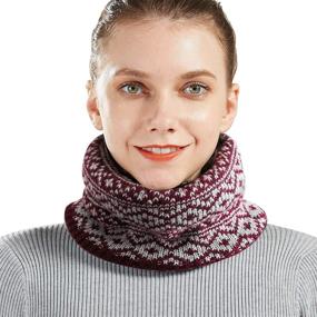 img 3 attached to Stay Warm and Stylish with FairDew Weather Warmer Women Gaiter: Essential Women's Accessories for Scarves & Wraps